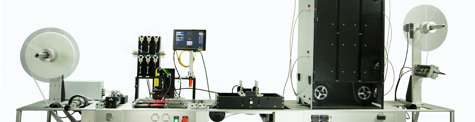 A long shot of the hardware equipment